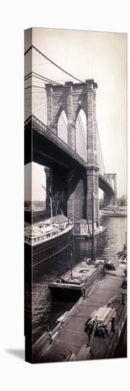 Brooklyn Bridge, 1896-Science Source-Stretched Canvas