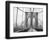 Brooklyn Bridge, 1948, New York, USA-Peter Bennett-Framed Photographic Print