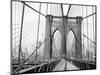 Brooklyn Bridge, 1948, New York, USA-Peter Bennett-Mounted Photographic Print
