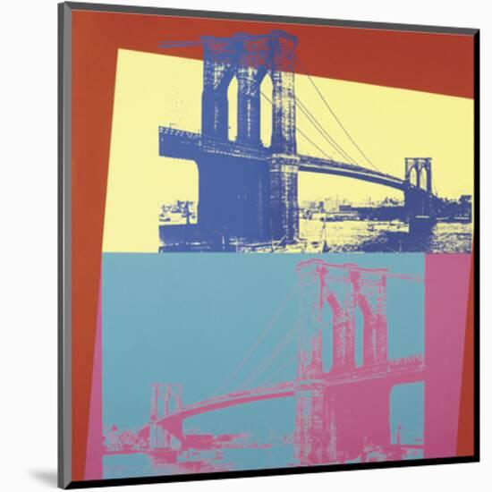 Brooklyn Bridge, 1983-Andy Warhol-Mounted Art Print