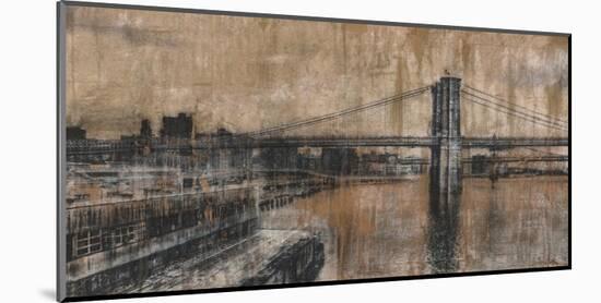 Brooklyn Bridge 1-Dario Moschetta-Mounted Art Print