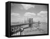 Brooklyn Bridge and City Skyline-Philip Gendreau-Framed Stretched Canvas