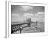 Brooklyn Bridge and City Skyline-Philip Gendreau-Framed Photographic Print