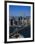 Brooklyn Bridge and East River, NYC-Mark Gibson-Framed Photographic Print