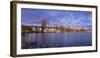 Brooklyn Bridge and Lower Manhattan/Downtown, New York City, New York, USA-Jon Arnold-Framed Photographic Print