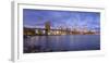 Brooklyn Bridge and Lower Manhattan/Downtown, New York City, New York, USA-Jon Arnold-Framed Photographic Print