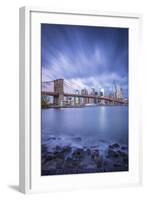 Brooklyn Bridge and Lower Manhattan/Downtown, New York City, New York, USA-Jon Arnold-Framed Photographic Print