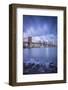 Brooklyn Bridge and Lower Manhattan/Downtown, New York City, New York, USA-Jon Arnold-Framed Photographic Print