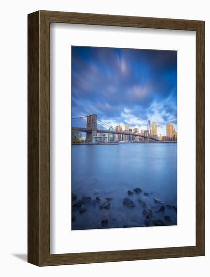 Brooklyn Bridge and Lower Manhattan/Downtown, New York City, New York, USA-Jon Arnold-Framed Photographic Print