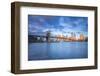 Brooklyn Bridge and Lower Manhattan/Downtown, New York City, New York, USA-Jon Arnold-Framed Photographic Print