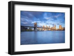 Brooklyn Bridge and Lower Manhattan/Downtown, New York City, New York, USA-Jon Arnold-Framed Photographic Print