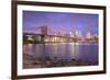 Brooklyn Bridge and Lower Manhattan/Downtown, New York City, New York, USA-Jon Arnold-Framed Photographic Print