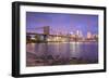 Brooklyn Bridge and Lower Manhattan/Downtown, New York City, New York, USA-Jon Arnold-Framed Photographic Print