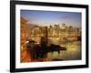 Brooklyn Bridge and Lower Manhattan From Brooklyn-Alan Schein-Framed Photographic Print