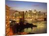 Brooklyn Bridge and Lower Manhattan From Brooklyn-Alan Schein-Mounted Photographic Print