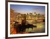 Brooklyn Bridge and Lower Manhattan From Brooklyn-Alan Schein-Framed Photographic Print