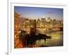 Brooklyn Bridge and Lower Manhattan From Brooklyn-Alan Schein-Framed Photographic Print