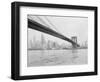 Brooklyn Bridge and Lower Manhattan, New York, New York-Tony Camerano-Framed Photographic Print