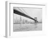 Brooklyn Bridge and Lower Manhattan, New York, New York-Tony Camerano-Framed Photographic Print