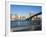 Brooklyn Bridge and Manhattan from Fulton Ferry Landing, Brooklyn, New York City, USA-Amanda Hall-Framed Photographic Print