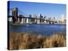 Brooklyn Bridge and Manhattan, New York City, USA-Doug Pearson-Stretched Canvas