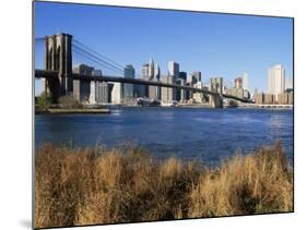 Brooklyn Bridge and Manhattan, New York City, USA-Doug Pearson-Mounted Photographic Print