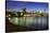 Brooklyn Bridge and Manhattan Skyline at Dusk from Brooklyn Bridge Park-Amanda Hall-Stretched Canvas