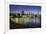 Brooklyn Bridge and Manhattan Skyline at Dusk from Brooklyn Bridge Park-Amanda Hall-Framed Photographic Print