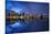 Brooklyn Bridge and Manhattan Skyline at Dusk, New York City, New York-Karen Deakin-Stretched Canvas