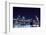 Brooklyn Bridge and Manhattan Skyline at Night, New York City-Zigi-Framed Photographic Print