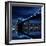 Brooklyn Bridge and Manhattan Skyline at Night-Zigi-Framed Photographic Print