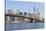 Brooklyn Bridge and Manhattan skyline, New York City, United States of America, North America-Fraser Hall-Stretched Canvas