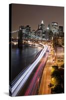 Brooklyn Bridge and Manhattan Skyline, New York City-Paul Souders-Stretched Canvas