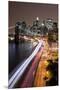 Brooklyn Bridge and Manhattan Skyline, New York City-Paul Souders-Mounted Premium Photographic Print