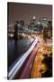 Brooklyn Bridge and Manhattan Skyline, New York City-Paul Souders-Stretched Canvas