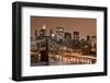 Brooklyn Bridge and Manhattan Skyline, New York City-Paul Souders-Framed Premium Photographic Print