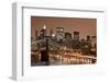 Brooklyn Bridge and Manhattan Skyline, New York City-Paul Souders-Framed Premium Photographic Print