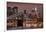 Brooklyn Bridge and Manhattan Skyline, New York City-Paul Souders-Framed Photographic Print