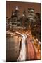 Brooklyn Bridge and Manhattan Skyline, New York City-Paul Souders-Mounted Photographic Print