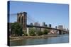 Brooklyn Bridge and Manhattan Skyline on a Clear Blue Day-Zigi-Stretched Canvas