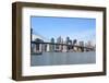 Brooklyn Bridge and Manhattan Skyline on a Clear Blue Day-Zigi-Framed Photographic Print