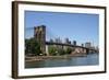 Brooklyn Bridge and Manhattan Skyline on a Clear Blue Day-Zigi-Framed Photographic Print