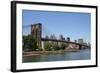 Brooklyn Bridge and Manhattan Skyline on a Clear Blue Day-Zigi-Framed Photographic Print