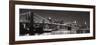 Brooklyn Bridge and Manhattan Skyline-Graeme Purdy-Framed Art Print
