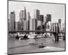 Brooklyn Bridge and Manhattan Skyline-Alan Schein-Mounted Art Print