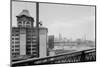 Brooklyn Bridge and Manhattan Skyline-null-Mounted Photographic Print