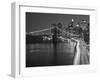 Brooklyn Bridge and Parkway, East River with Lower Manhattan Skyline, Brooklyn, New York, Usa-Paul Souders-Framed Photographic Print