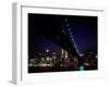 Brooklyn Bridge and Skyline of New York City at Night-null-Framed Photographic Print