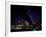 Brooklyn Bridge and Skyline of New York City at Night-null-Framed Photographic Print