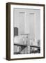 Brooklyn Bridge and World Trade Center Towers-null-Framed Giclee Print